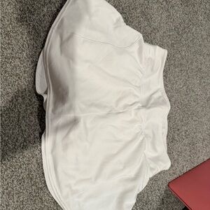 White Adidas Athletic Tennis Skirt